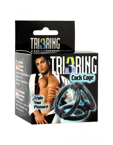  Cock Cage Tri ring - Men Avenue - SexShop Gay