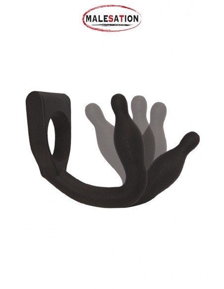  Cockring + Plug vibrant - Malesation - Men Avenue - SexShop Gay