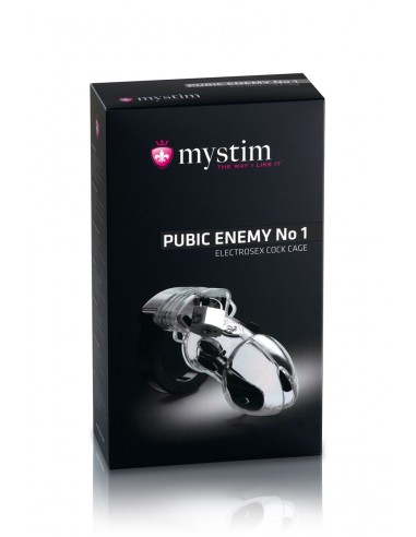  Cage pénis électro-stimulation Pubic Enemy N°1 - Mystim - Men Avenue - SexShop Gay