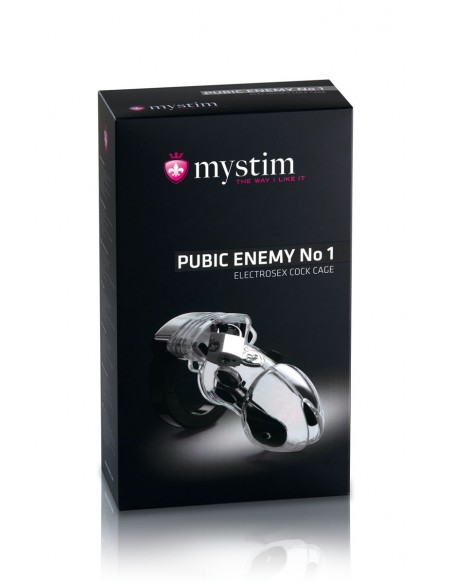  Cage pénis électro-stimulation Pubic Enemy N°1 - Mystim - Men Avenue - SexShop Gay