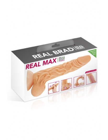  Gode ultra-réaliste 24 cm - Real max - Men Avenue - SexShop Gay