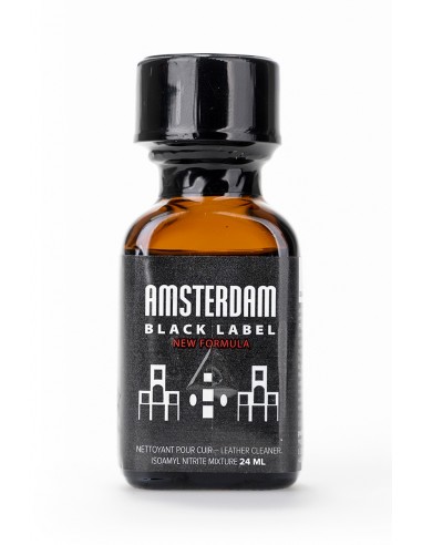  Poppers Amsterdam Black  label 24ml - Men Avenue - SexShop Gay