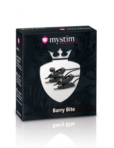  Pinces électro-stimulation Barry Bite - Mystim - Men Avenue - SexShop Gay