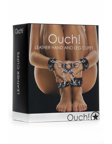  Menottes poignets & chevilles - Men Avenue - SexShop Gay