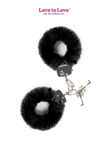  Menottes fourrure Attach me - Men Avenue - SexShop Gay