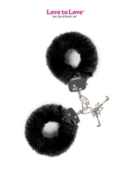  Menottes fourrure Attach me - Men Avenue - SexShop Gay