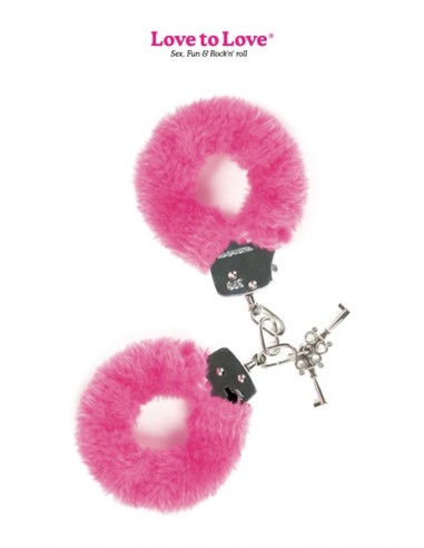  Menottes fourrure Attach me - Men Avenue - SexShop Gay