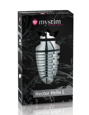  Plug électro-stimulation L Hector Helix - Mystim - Men Avenue - SexShop Gay