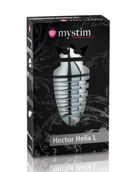  Plug électro-stimulation L Hector Helix - Mystim - Men Avenue - SexShop Gay
