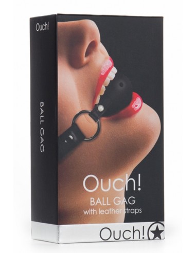  Gag Ball noir - Ouch! - Men Avenue - SexShop Gay