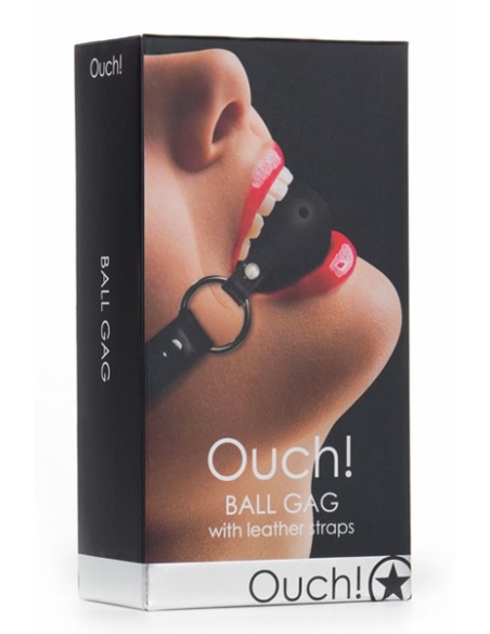  Gag Ball noir - Ouch! - Men Avenue - SexShop Gay