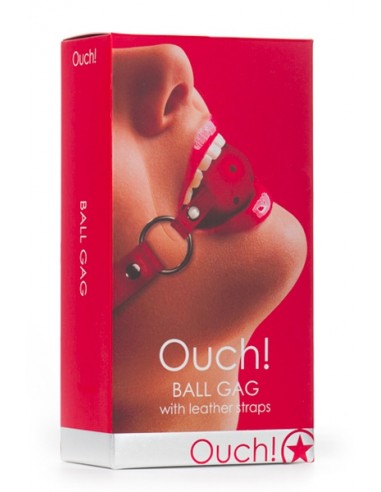  Gag Ball rouge - Ouch! - Men Avenue - SexShop Gay