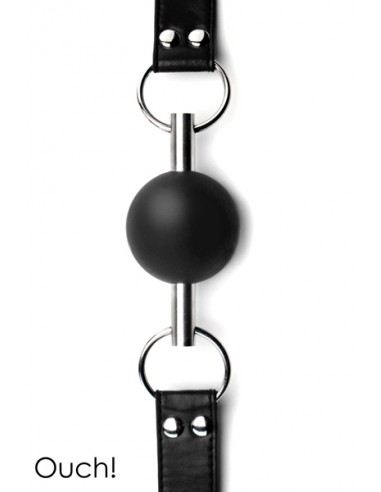  Solid Ball Gag noir - Ouch! - Men Avenue - SexShop Gay