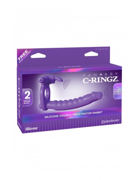  Cockring rabbit double pénétration - Men Avenue - SexShop Gay