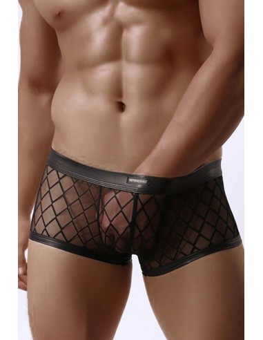  Boxer noir transparent - Men Avenue - SexShop Gay