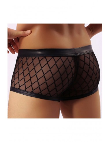  Boxer noir transparent - Men Avenue - SexShop Gay