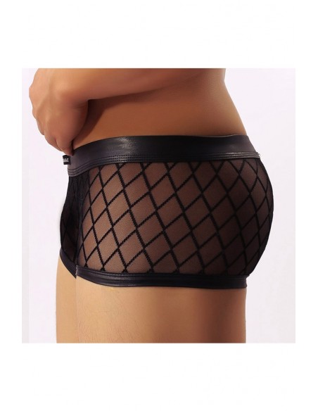  Boxer noir transparent - Men Avenue - SexShop Gay