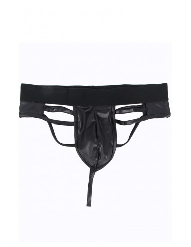  String noir wetlook - Men Avenue - SexShop Gay