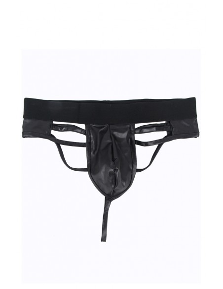  String noir wetlook - Men Avenue - SexShop Gay