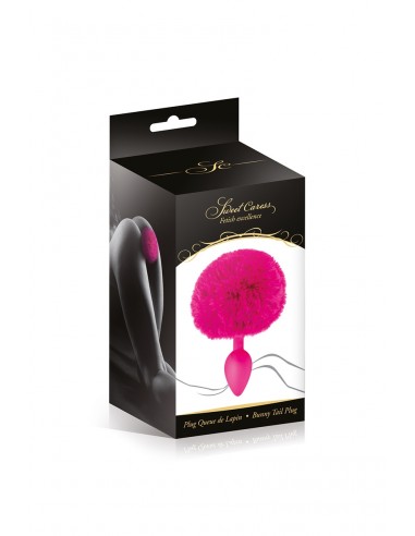  Plug queue de lapin - fuchsia - Men Avenue - SexShop Gay