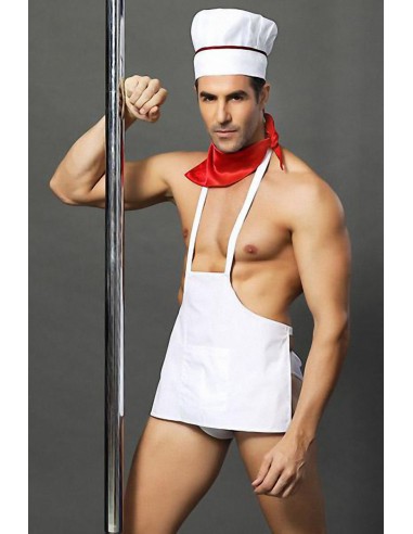  Tenue de cuisinier sexy - 4 pièces - Men Avenue - SexShop Gay