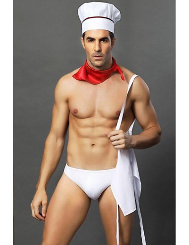  Tenue de cuisinier sexy - 4 pièces - Men Avenue - SexShop Gay