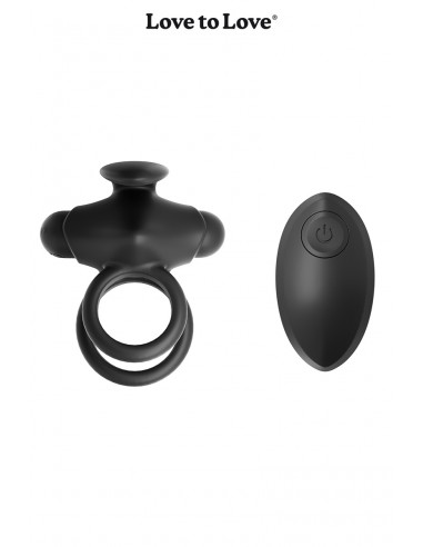  Cockring vibrant télécommandé Mr and Mrs Vibe - Men Avenue - SexShop Gay