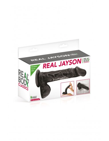  Gode réaliste 21 cm - Real Jayson Noir - Men Avenue - SexShop Gay