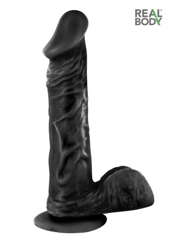  Gode réaliste 23 cm - Real Bruce Noir - Men Avenue - SexShop Gay