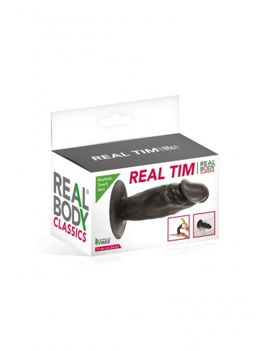  Plug anal réaliste noir 11 cm - Real Tim - Men Avenue - SexShop Gay