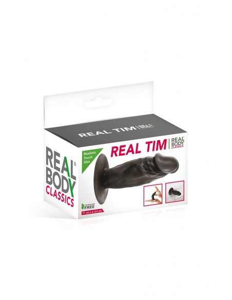  Plug anal réaliste noir 11 cm - Real Tim - Men Avenue - SexShop Gay