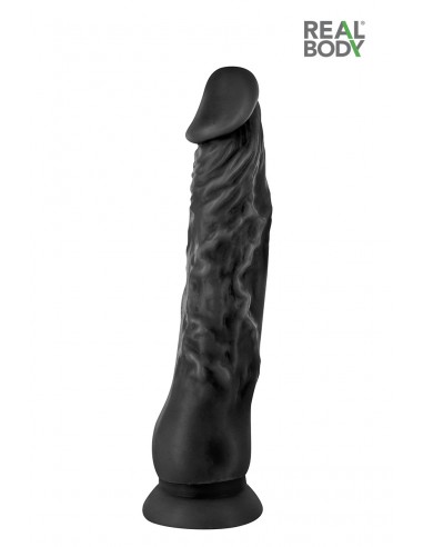  Gode réaliste 21 cm noir  - Real Justin - Men Avenue - SexShop Gay