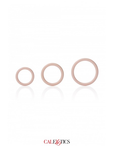  Pack 3 anneaux Silicone - Calexotics - Men Avenue - SexShop Gay