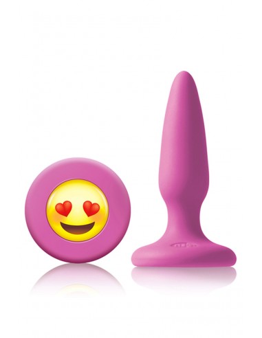  Plug Anal Mojis ILY Small - rose - Men Avenue - SexShop Gay