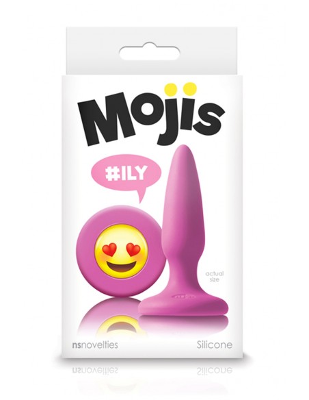  Plug Anal Mojis ILY Small - rose - Men Avenue - SexShop Gay