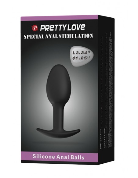  Plug anal 8,4 cm avec bille intégrée - Men Avenue - SexShop Gay