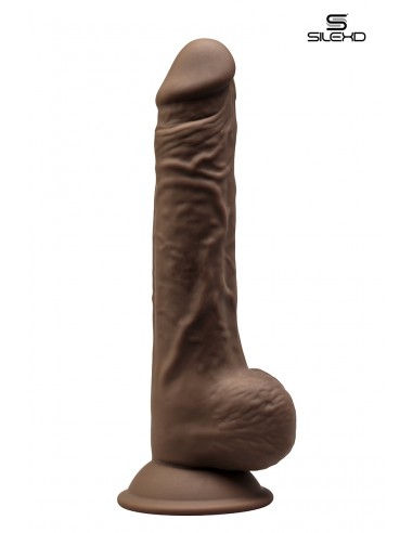  Gode double densité chocolat 24 cm - Modèle 3 - Men Avenue - SexShop Gay