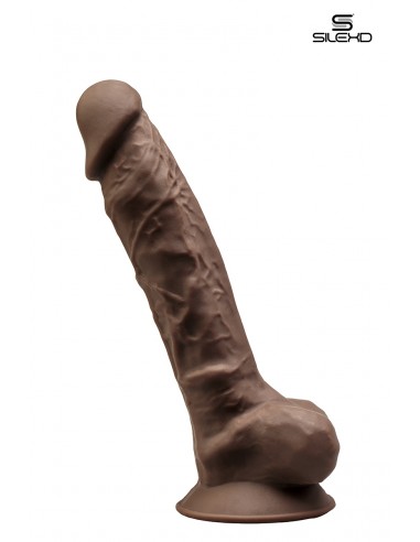  Gode double densité chocolat 23 cm - Modèle 1 - Men Avenue - SexShop Gay