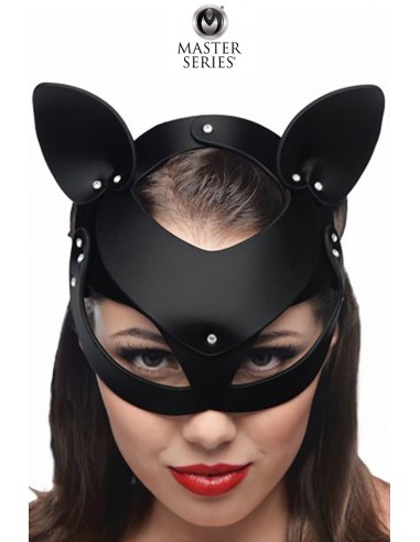  Masque de chat en cuir Bad Kitten - Men Avenue - SexShop Gay