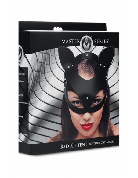  Masque de chat en cuir Bad Kitten - Men Avenue - SexShop Gay