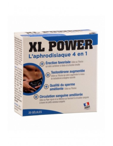  XL Power (20 gélules) - Aphrodisiaque - Men Avenue - SexShop Gay