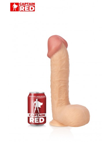  Gode XXL The Super 29 x 6,5 cm - Captain Red - Men Avenue - SexShop Gay