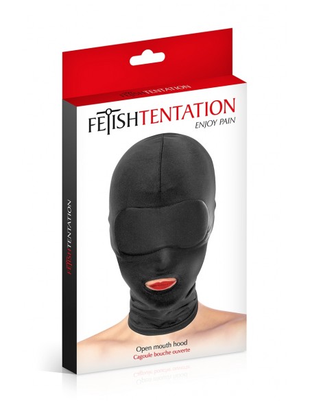  Cagoule BDSM bouche ouverte - Fetish Tentation - Men Avenue - SexShop Gay