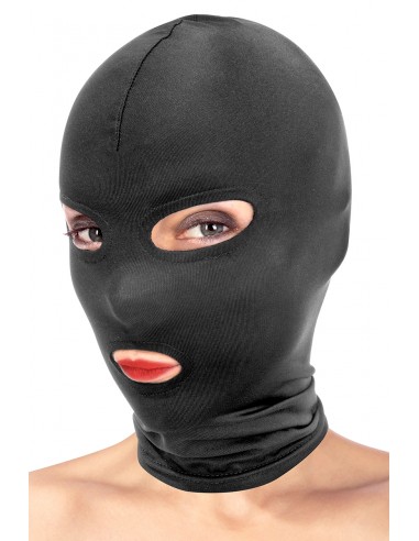  Cagoule BDSM 3 ouvertures - Fetish Tentation - Men Avenue - SexShop Gay