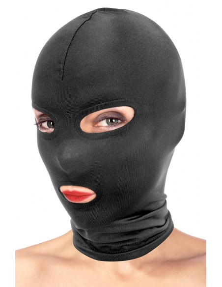  Cagoule BDSM 3 ouvertures - Fetish Tentation - Men Avenue - SexShop Gay