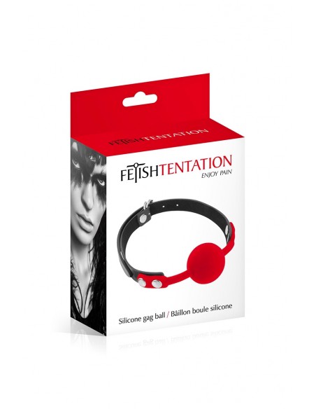  Baillon boule rouge - Fetish Tentation - Men Avenue - SexShop Gay