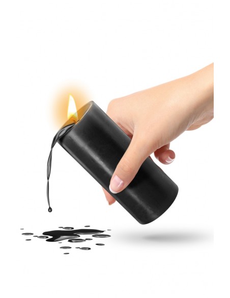  Bougie basse température noire - Men Avenue - SexShop Gay