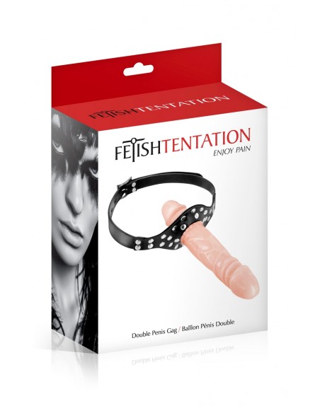  Bâillon double gode - Fetish Tentation - Men Avenue - SexShop Gay