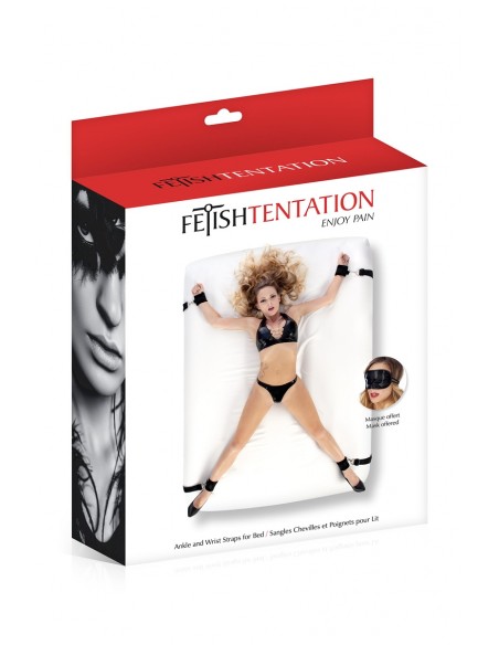  Kit sangles de lit - Fetish Tentation - Men Avenue - SexShop Gay