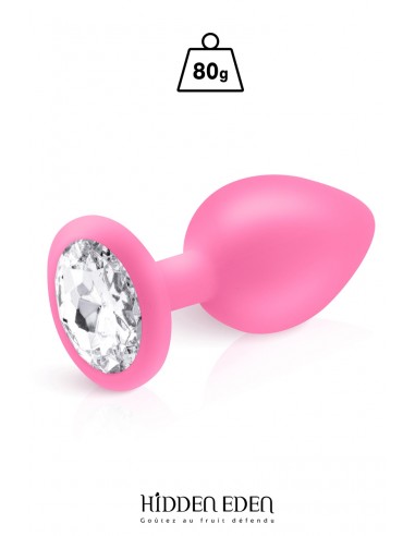  Plug bijou silicone rose L - Hidden Eden - Men Avenue - SexShop Gay